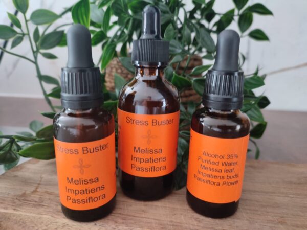 online shop, drops for stress, how can i treat stress, what tinctures can i take fro stress, This tincture is a blend of three herbs that are traditionally used to promote relaxation and calmness. Lemon balm is known for its uplifting and mood-boosting properties, impatiens is helpful for easing anxiety and stress, and passionflower is a natural sedative. Here is a more detailed description of each herb: Lemon balm (Melissa officinalis) is a member of the mint family and has a refreshing, lemony scent. It has been used for centuries to treat anxiety, depression, and insomnia. Impatiens (Impatiens glandulifera) is a flowering plant that is native to Europe and Asia. It has been used traditionally to treat anxiety, stress, and headaches. Passionflower (Passiflora incarnata) is a vine that is native to North and South America. It has been used traditionally to treat anxiety, insomnia, and seizures. This tincture can be taken by mouth or applied topically. It is important to consult with a healthcare professional before taking this or any other herbal supplement.